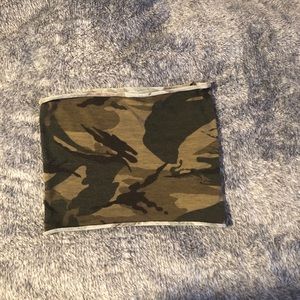 Camo tube top